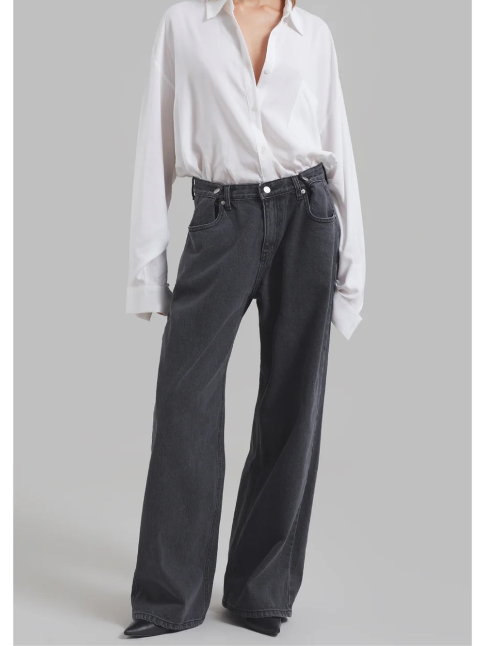 Hayla Denim Pant- Grey Wash